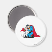 Superman und Krypto Magnet (Vorderseite/Rückseite)