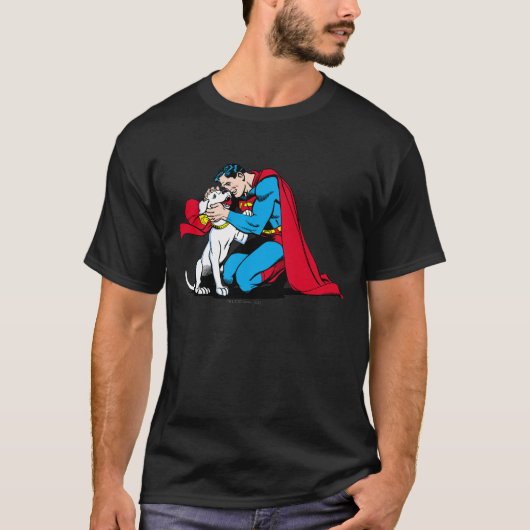 Superman und Krypto T-Shirt (Vorderseite)