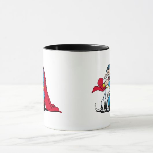 Superman und Krypto Tasse (Zentrum)