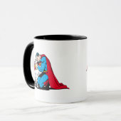 Superman und Krypto Tasse (Vorderseite Links)