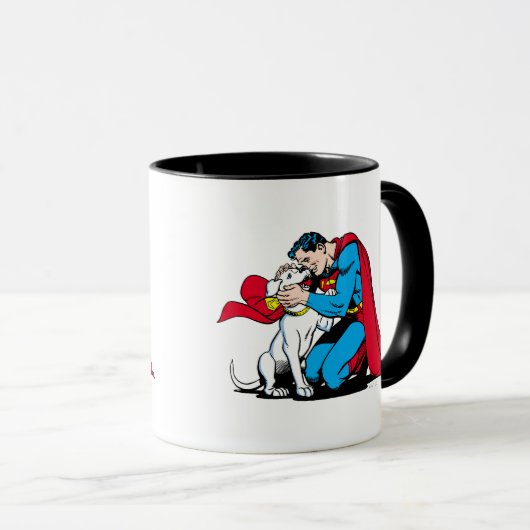 Superman und Krypto Tasse (VorderseiteRechts)