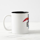 Superman und Logo Borded Zweifarbige Tasse (Links)
