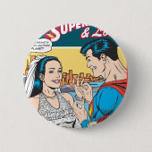 Superman und Lois Comic Button (Vorderseite)