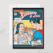 Superman und Lois Comic Postkarte (Vorne/Hinten)
