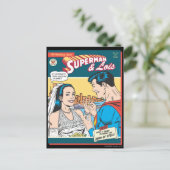 Superman und Lois Comic Postkarte (Stehend Vorderseite)