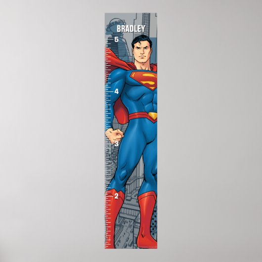 Superman | Wachstumstabelle Poster (Vorne)