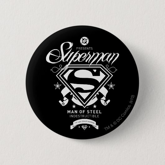 Superman-Wappen Button (Vorderseite)