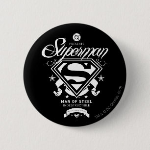 Superman-Wappen Button