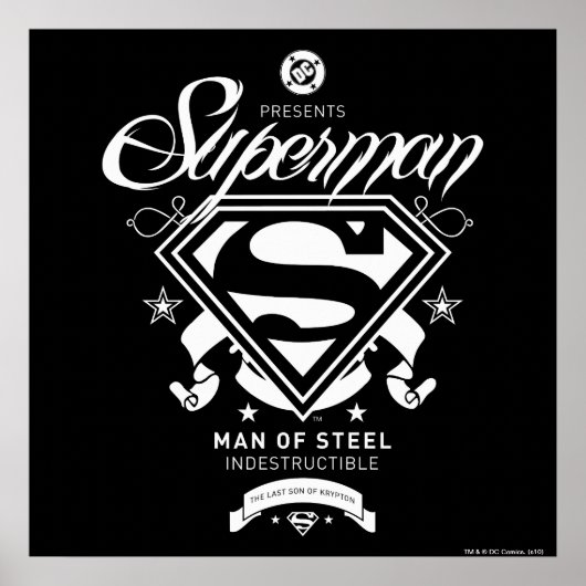 Superman-Wappen Poster (Vorne)