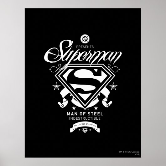 Superman-Wappen Poster (Vorne)