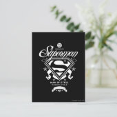 Superman-Wappen Postkarte (Stehend Vorderseite)