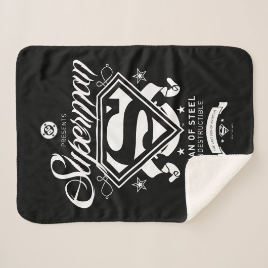 Superman-Wappen Sherpadecke (Vorderseite (Horizontal))