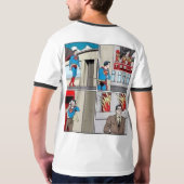 Superman wird nicht helfen T-Shirt (Rückseite)