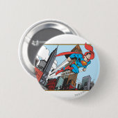 Superman & Wolkenkratzer Button (Vorne & Hinten)