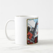 Superman & Wolkenkratzer Kaffeetasse (Links)