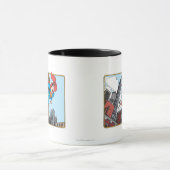 Superman & Wolkenkratzer Tasse (Zentrum)