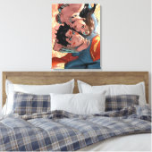 Superman/Wonder Woman Comic Cover #11 Variante Leinwanddruck (Insitu (Schlafzimmer))