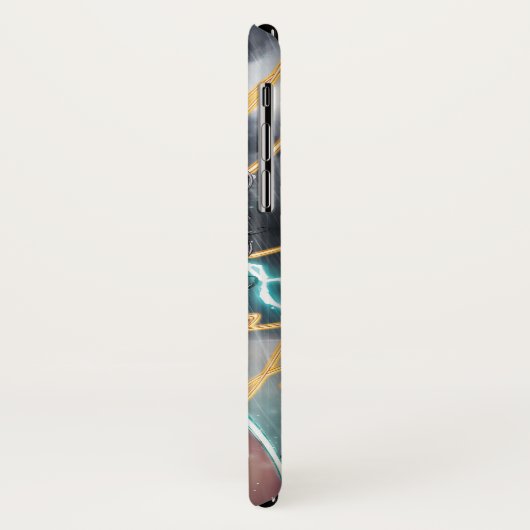 Superman/Wonder Woman Comic Werbekunst Case-Mate iPhone Hülle (Hinten/Links)