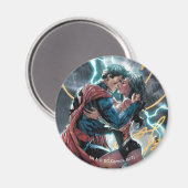 Superman/Wonder Woman Comic Werbekunst Magnet (Vorderseite/Rückseite)