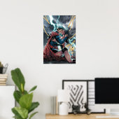 Superman/Wonder Woman Comic Werbekunst Poster (Heimbüro)