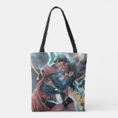 Superman/Wonder Woman Comic Werbekunst Tasche (Rückseite)