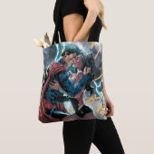 Superman/Wonder Woman Comic Werbekunst Tasche (Von Nahem)