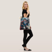 Superman/Wonder Woman Comic Werbekunst Tasche (Am Model)
