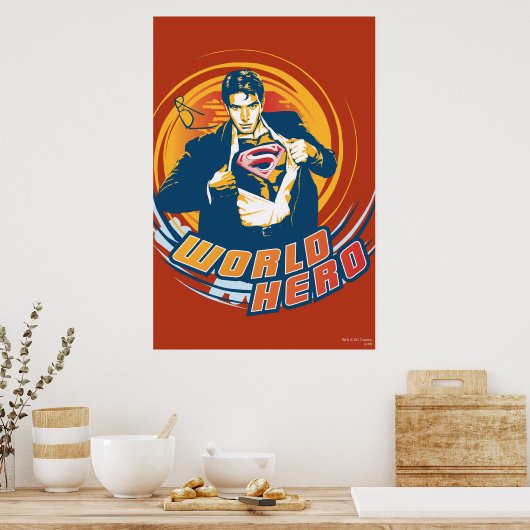 Superman World Hero Poster (Küche)