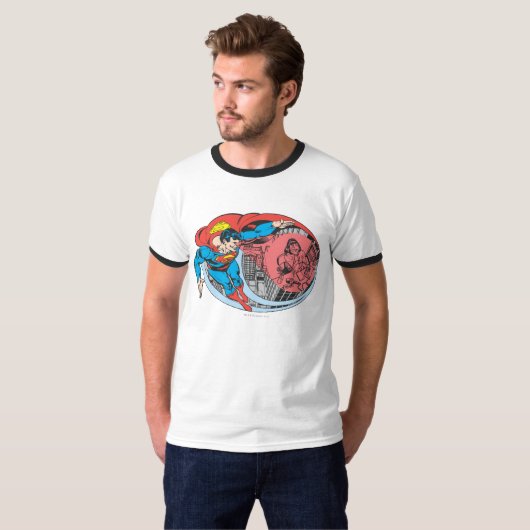 Superman X-Ray Vision T-Shirt (Vorne ganz)