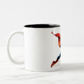 Superman Yells Zweifarbige Tasse (Links)