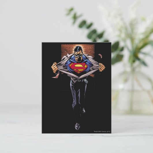 Supermann 30 postkarte (Stehend Vorderseite)