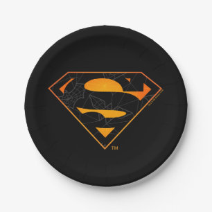 Supermann  Halloween-Inspiriertes Logo Pappteller