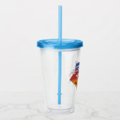 Supermans bester Freund Acryltrinkbecher (Rechts)