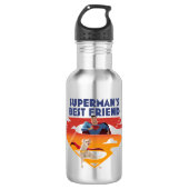 Supermans bester Freund Edelstahlflasche (Vorderseite)