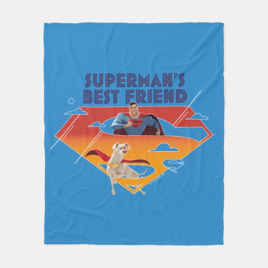 Supermans bester Freund Fleecedecke (Vorderseite)