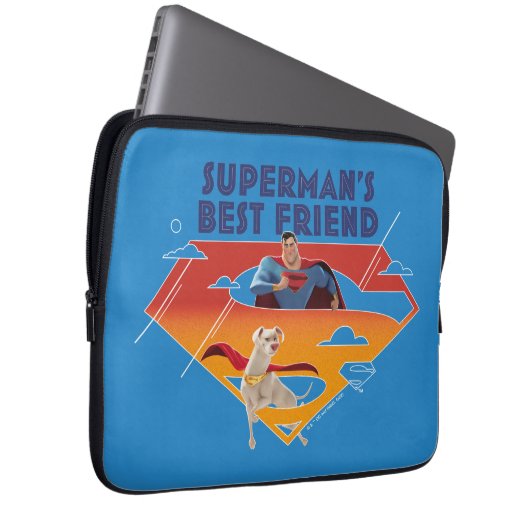 Supermans bester Freund Laptopschutzhülle (Vorne Rechts)