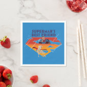 Supermans bester Freund Serviette (Beispiel)