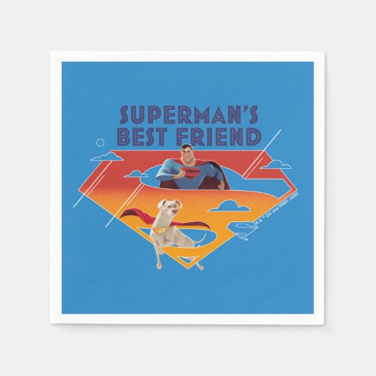 Supermans bester Freund Serviette (Vorderseite)