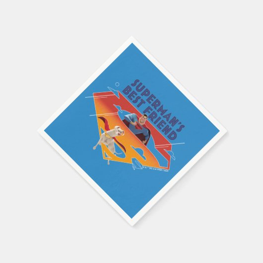 Supermans bester Freund Serviette (Ecke)