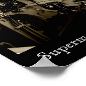 Supermarine Spitfire Cockpit Poster (Ecke)