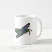 Supermarine Spitfire Fighter Aircraft Kaffeetasse (VorderseiteRechts)