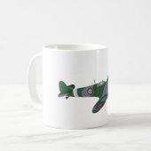 Supermarine Spitfire Fighter Aircraft Kaffeetasse (Vorderseite Links)