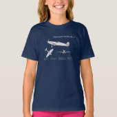 Supermarine Spitfire - Flugzeugkonzept ABD T-Shirt (Vorderseite)