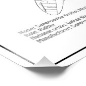 Supermarine Spitfire - Flugzeugkonzept BD Fotodruck (Ecke)