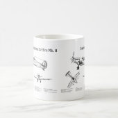 Supermarine Spitfire - Flugzeugkonzept BD Kaffeetasse (Mittel)