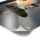 Supermarine Spitfire Fotodruck (Ecke)