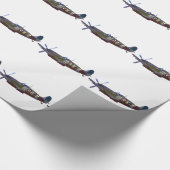 Supermarine Spitfire Geschenkpapier (Ecke)