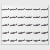 Supermarine Spitfire Geschenkpapier (Flach)