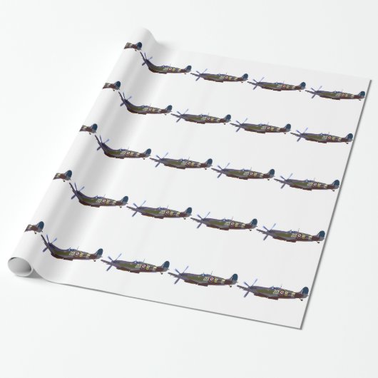 Supermarine Spitfire Geschenkpapier (Ungerollt)