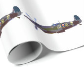 Supermarine Spitfire Geschenkpapier (Rolleneckpunkt)